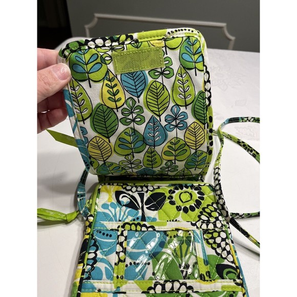 NWT - Vera Bradley Mini Hipster Crossbody Purse Shoulder Handbag Limes Up - Picture 3 of 13